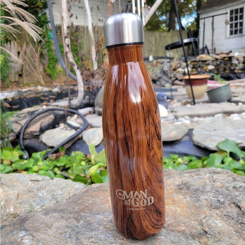Double Wall Man of God Water Bottle